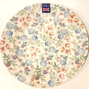 Queens Churchill Emma Platter Plate Floral 12”